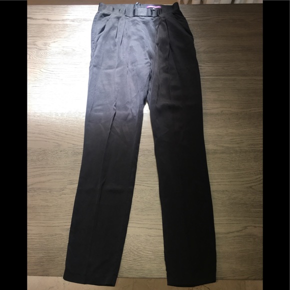 La Petite Francsise Black Pleated Pants Size 38 - Picture 2 of 7